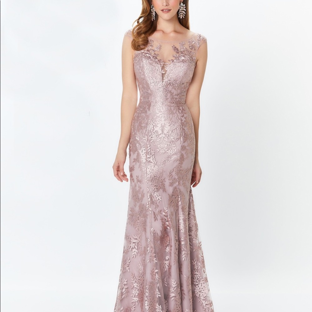 Mon Cherri Montage Mauve/Pink Dress | Size 12